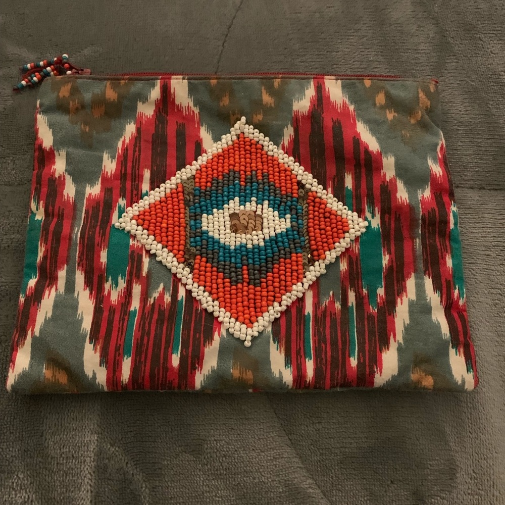 Small beaded pouch, World Market